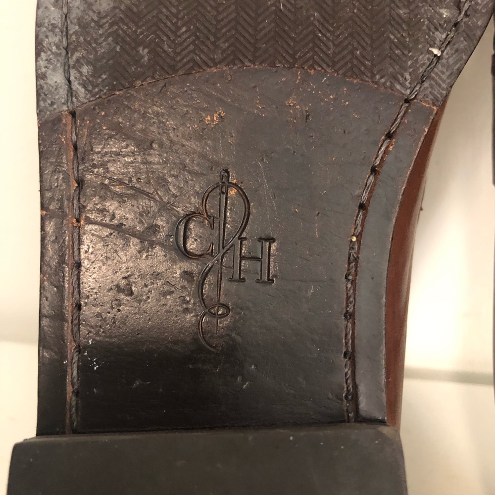 Cole Haan Brown Nike Air Leather Tassel Loafers - Picture 7 of 9
